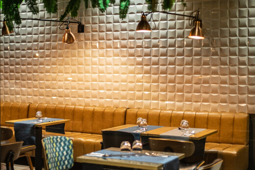 Hand-crafted decor and clay works at Shunno